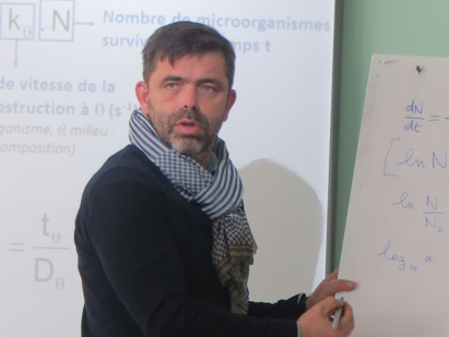 Cours de technologie laitière avec les professeurs du RENNES, Agrocampus Ouest